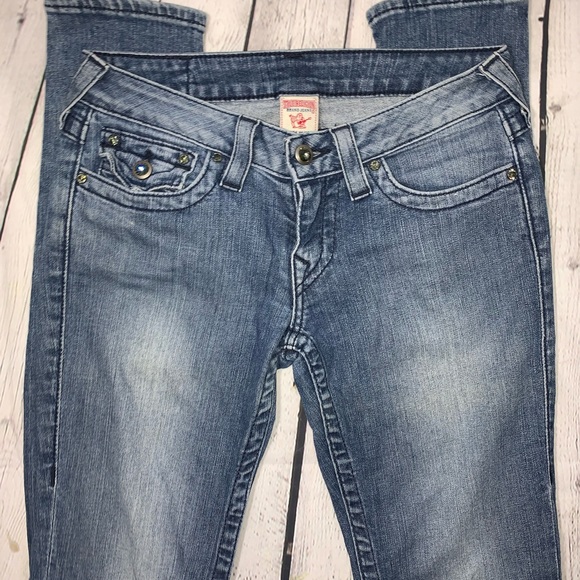 True Religion Women’s Skinny Jeans Flap Pockets - Picture 3 of 10